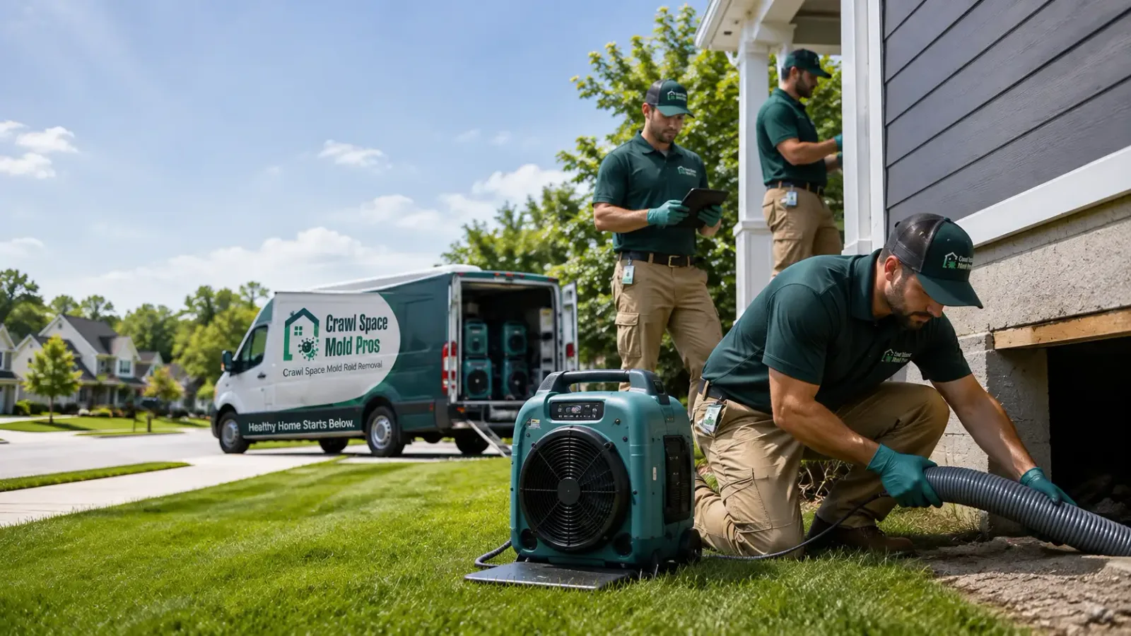Crawl Space Mold Removal in Bradford, OH